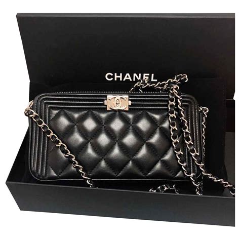 chanel wallet on chain boy hard to find|chanel timeless wallet on chain.